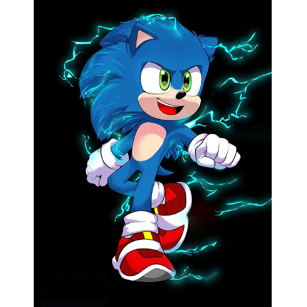 

Hedgehog Sonic Advance - Round Drill Diamond Painting - 30*40CM, 501 Original
