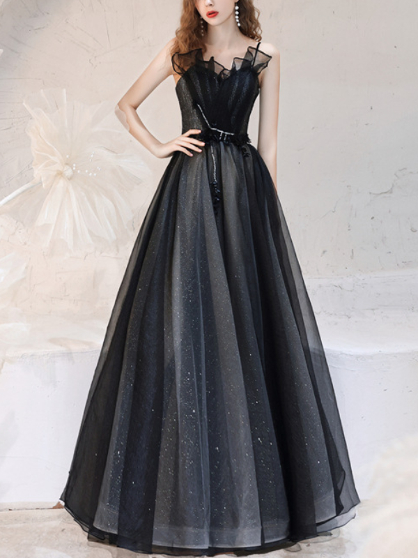 Elegant Sleeveless Strapless Bandaged Mesh Maxi Dress 