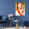 Diamond Painting -DIY Full Square Drill The Queen of England(50X60CM)