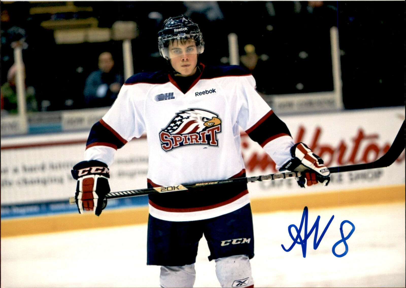 Andrey Alexeev SIGNED autographed 5x7 Photo Poster painting SAGINAW SPIRIT / RUSSIA KHL