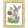 DIY Diamond Painting Clear Acrylic Frame Desktop Ornament with Display Stand, Craft Decor Kits