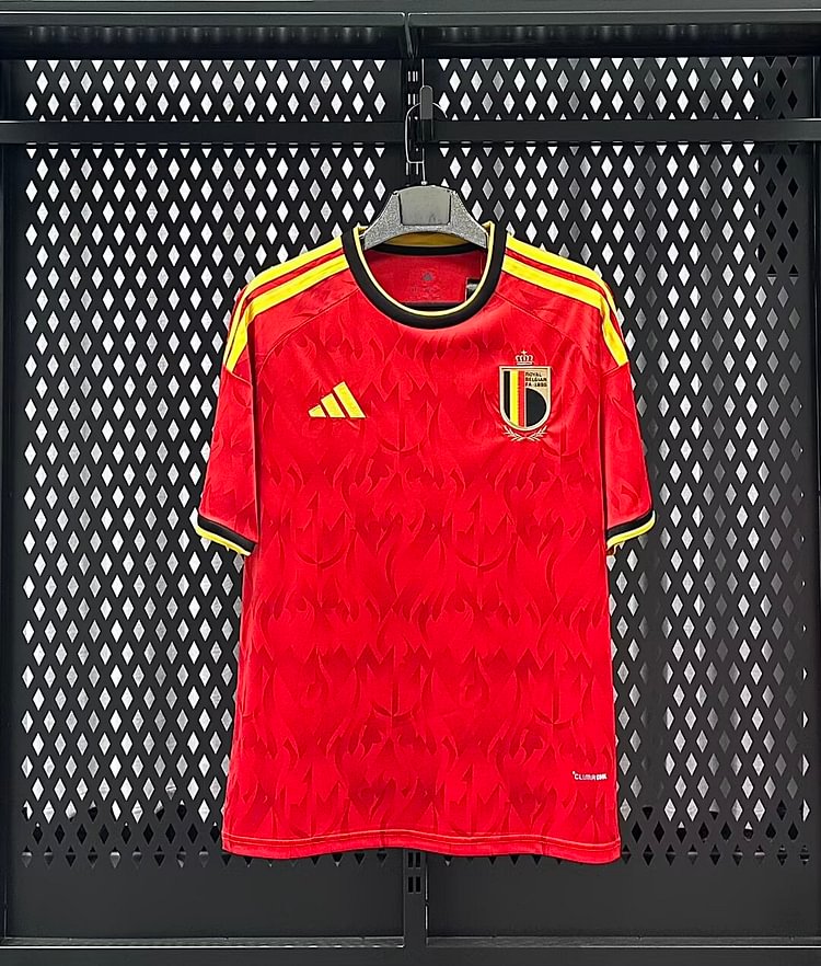 2025-26 Belgium Home Jersey - Fan Edition