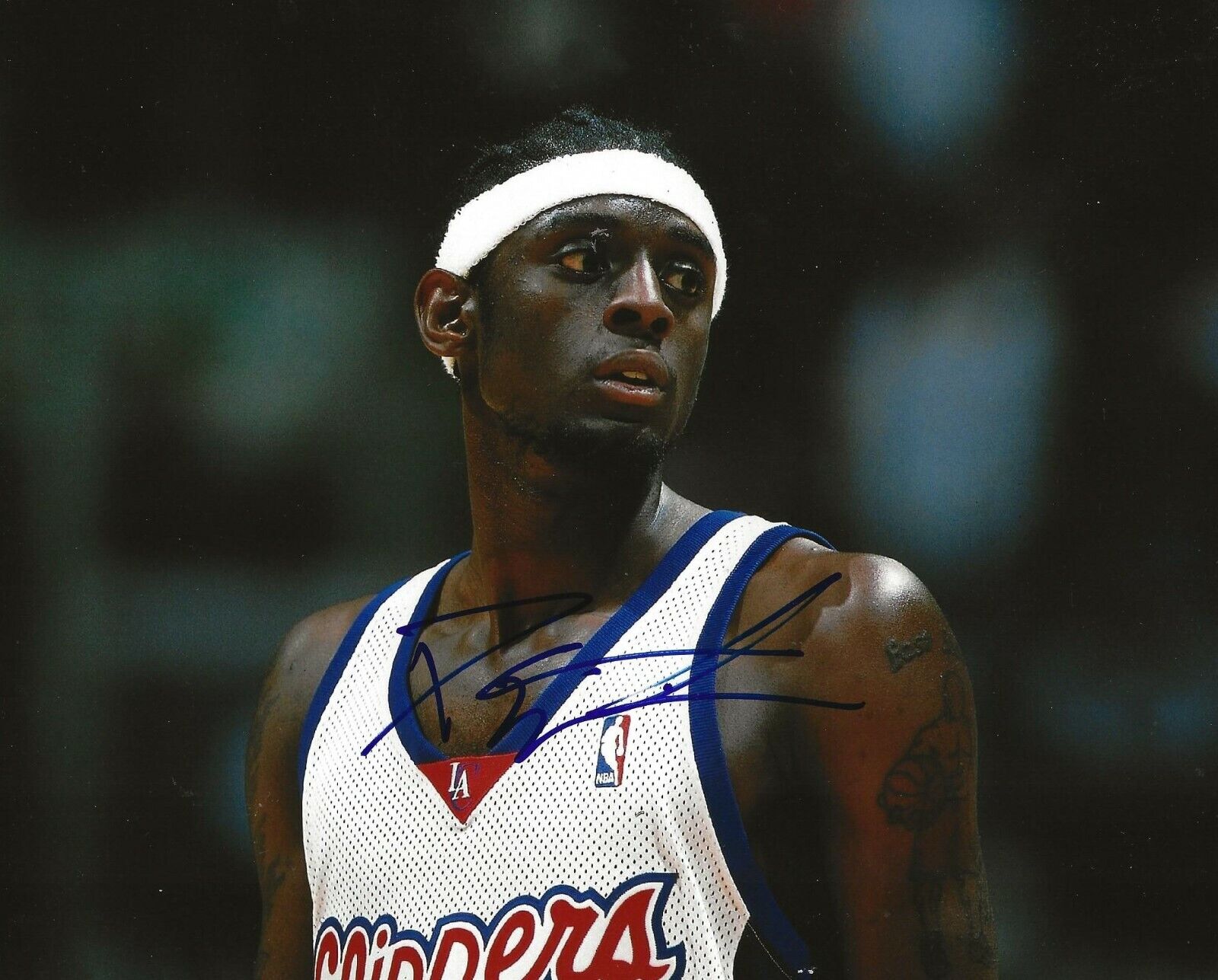 Darius Miles signed LA Los Angeles Clippers 8x10 Photo Poster painting autographed 2