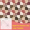 Rapid Fire Hunter's Star Large Template - With Instructions