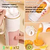 340ml Portable Juicer Blender Cup 1200mAh Juice Extractor for Home Office Travel