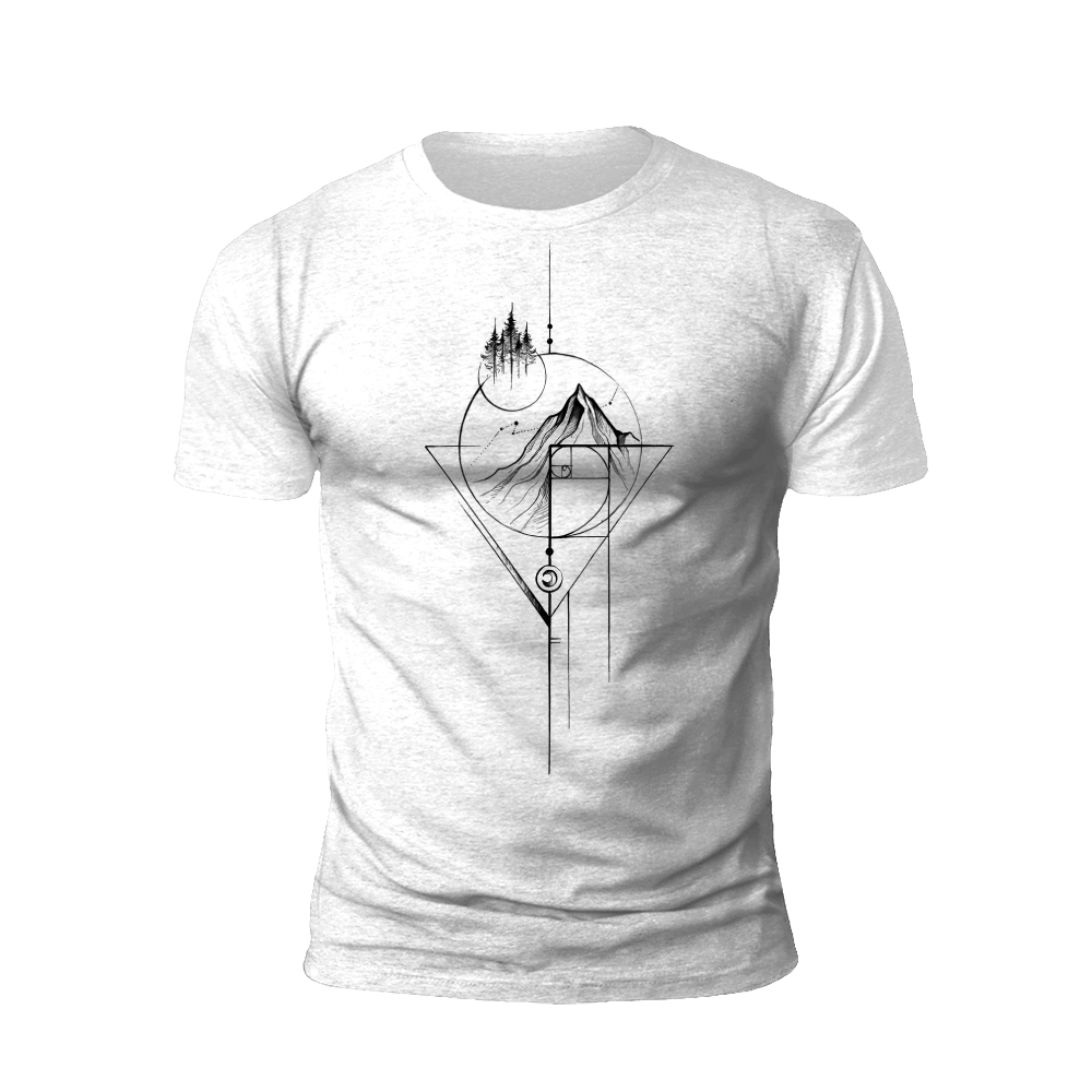 Geometric Nature: The Art of Landscapes T-shirt