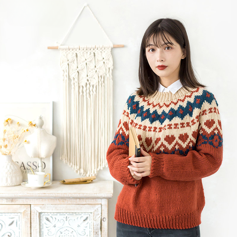 DIY Knitting Kit: Susan's Artisan Alpaca Wool Sweater Yarn Pack