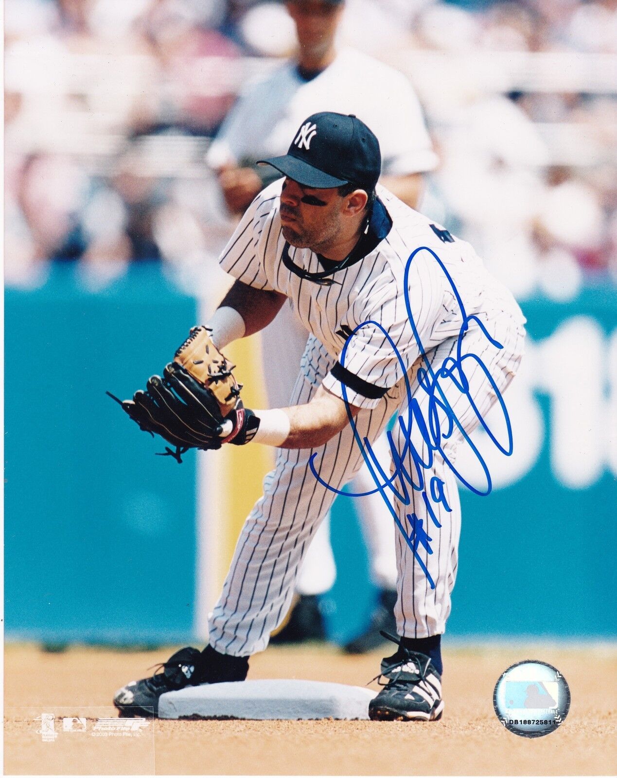 LUIS SOJO NEW YORK YANKEES ACTION SIGNED 8x10