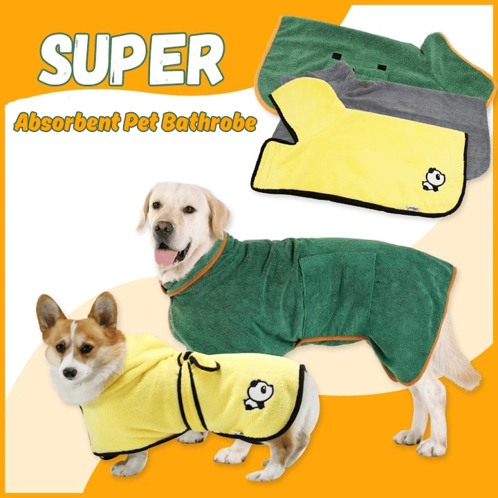 🎄 Hot Sale 49% OFF-Super absorbent pet bathrobe (Free Shipping Over Two Piece）