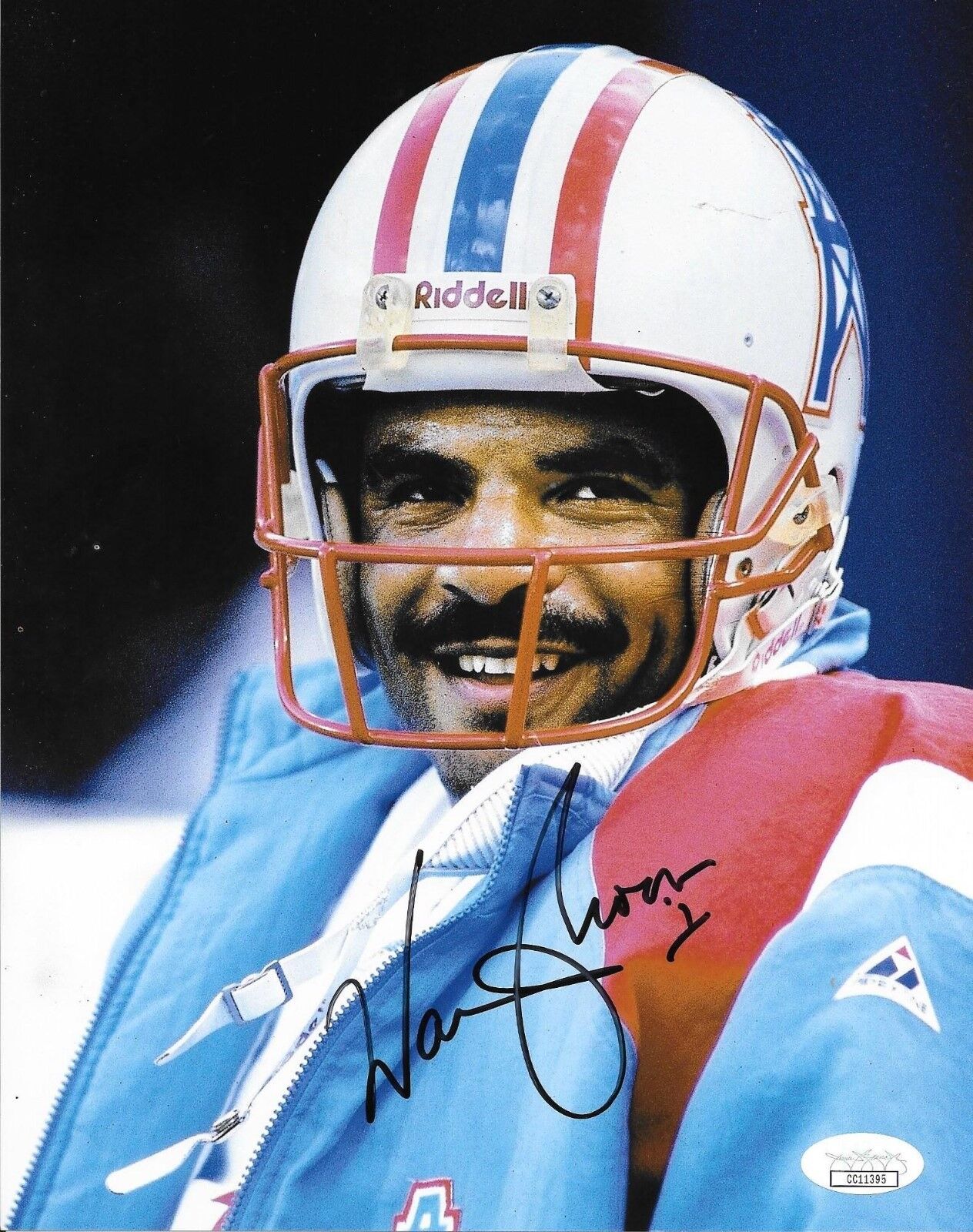 Warren Moon signed Houston Oilers 8x10 Photo Poster painting autographed HOF JSA