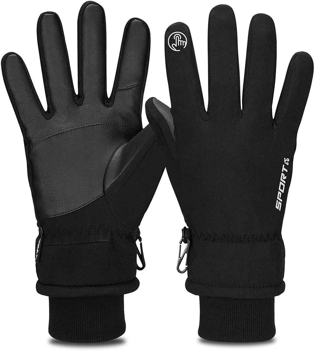 Yobenki Winter Gloves, -30°F Touch Screen Thermal Gloves Windproof Warm Gloves Men Women