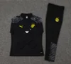 2023/2024 Dortmund Half-Pull Training Suit Black Football Shirt 1:1 Thai Quality Set