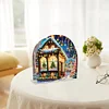 Christmas Acrylic DIY 5D Diamond Art Painting Napkin Holder Table Decor (Street)