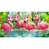 Flamingo -Full Round Diamond Painting(30*60cm)
