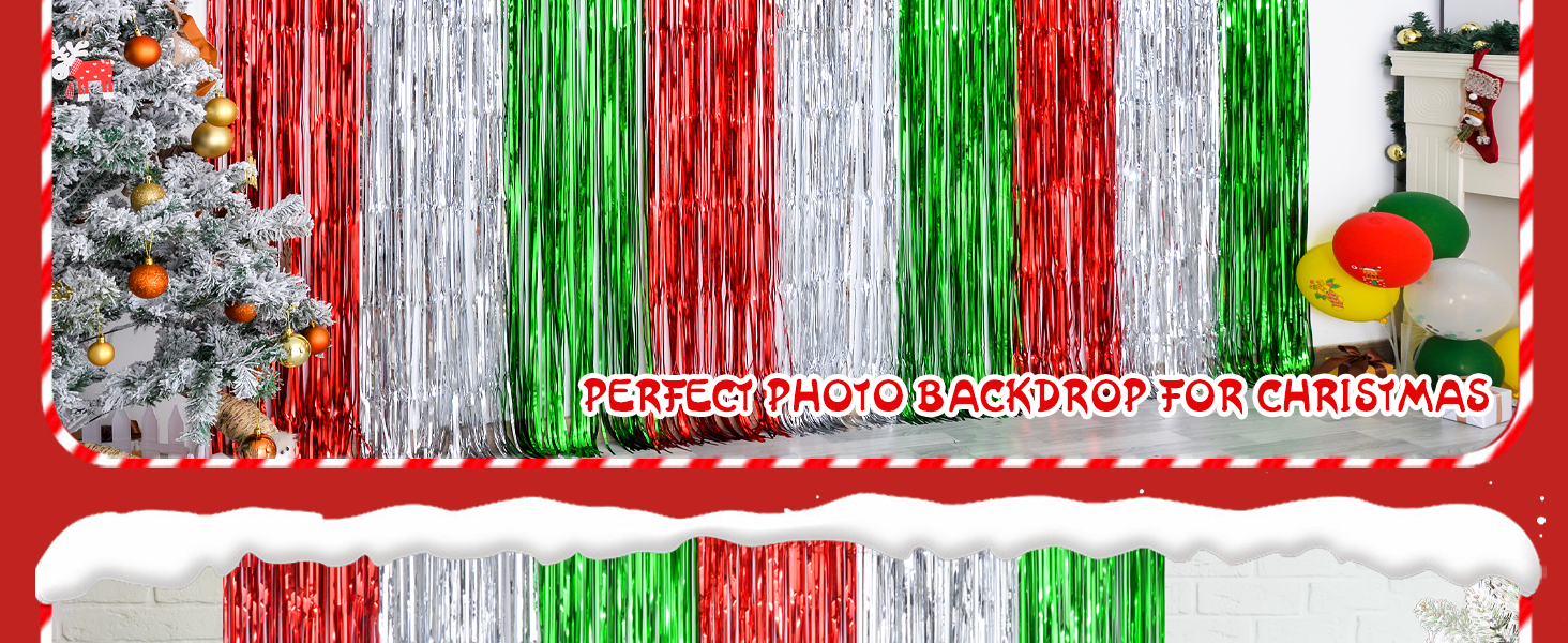 CHRISTMAS THEMED PARTY BACKDROP