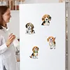 4PCS 2D/plat acrylique DIY art diamant kit d&rsquo;aimants pour aimants Beagle design DIY art r&eacute;frig&eacute;rateur magn&eacute;tique autocollant diamant art d&eacute;coration r&eacute;frig&eacute;rateur bo&icirc;te aux lettres d&eacute;coration maison bricolage