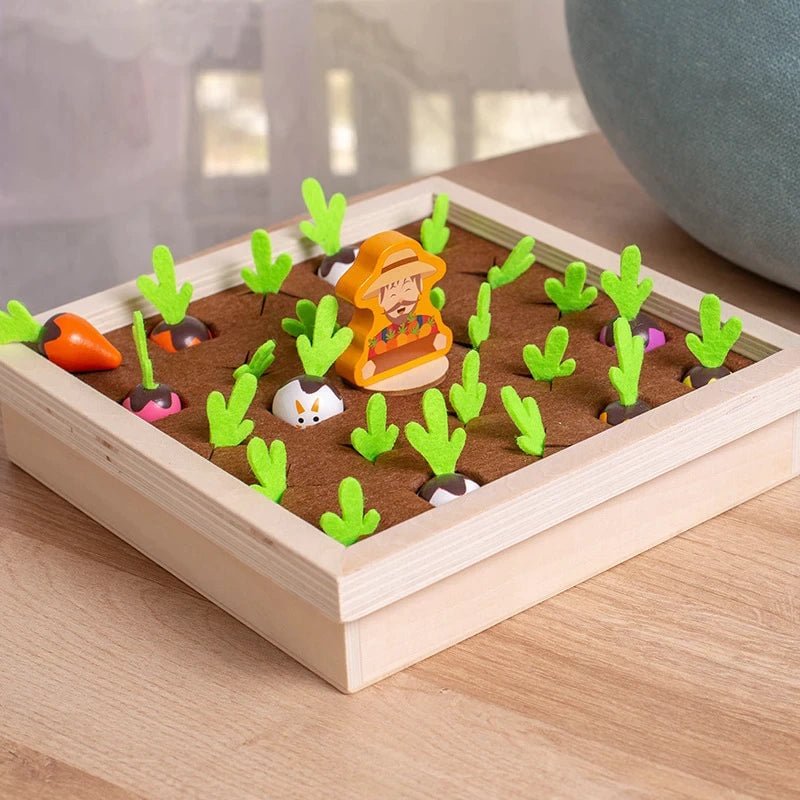 Carrot Harvest Planting Wooden Toy