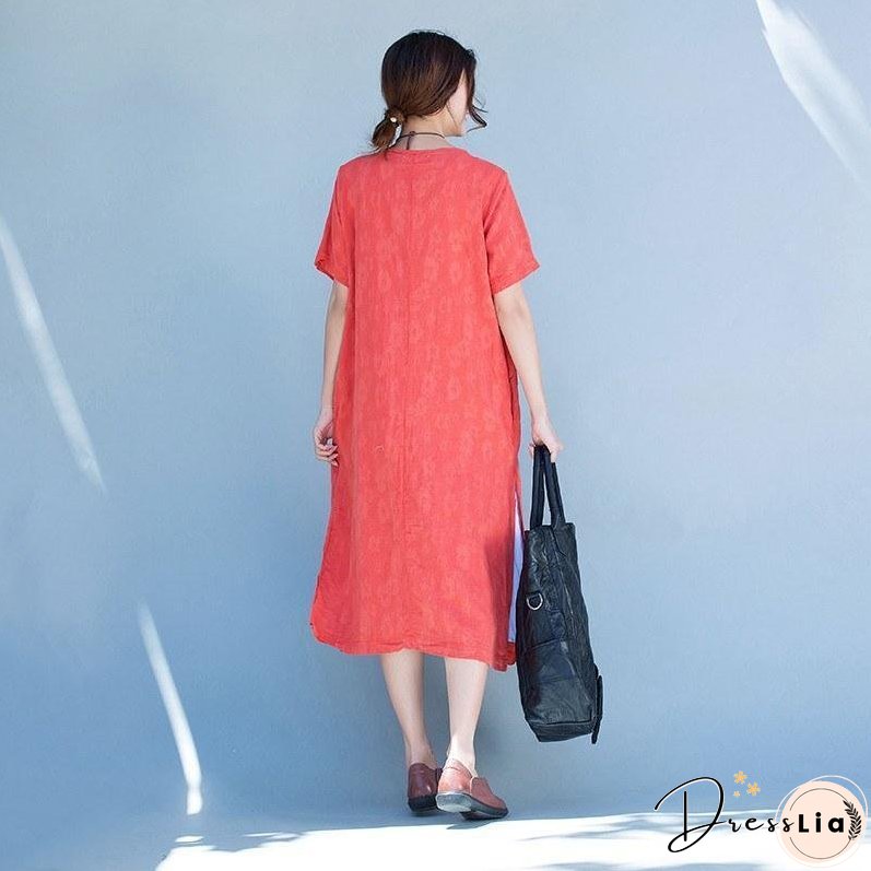 Women short sleeve cardigan dress