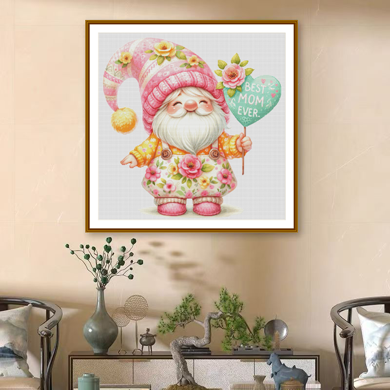 1set DIY Printed Cross Stitch Kit [ZZ5288-MOM Dwarfs] Cross Stitch Kit Painting Fairy Cross Stitch