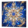 DIY Special Shape Diamond Painting Pearl Art With Inner Frame Kit 25x25cm(Snowflake)
