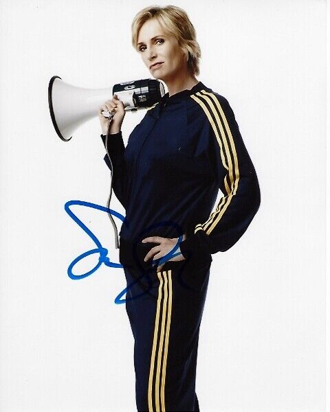 Jane Lynch Signed - Autographed GLEE 8x10 inch Photo Poster painting with Certificate