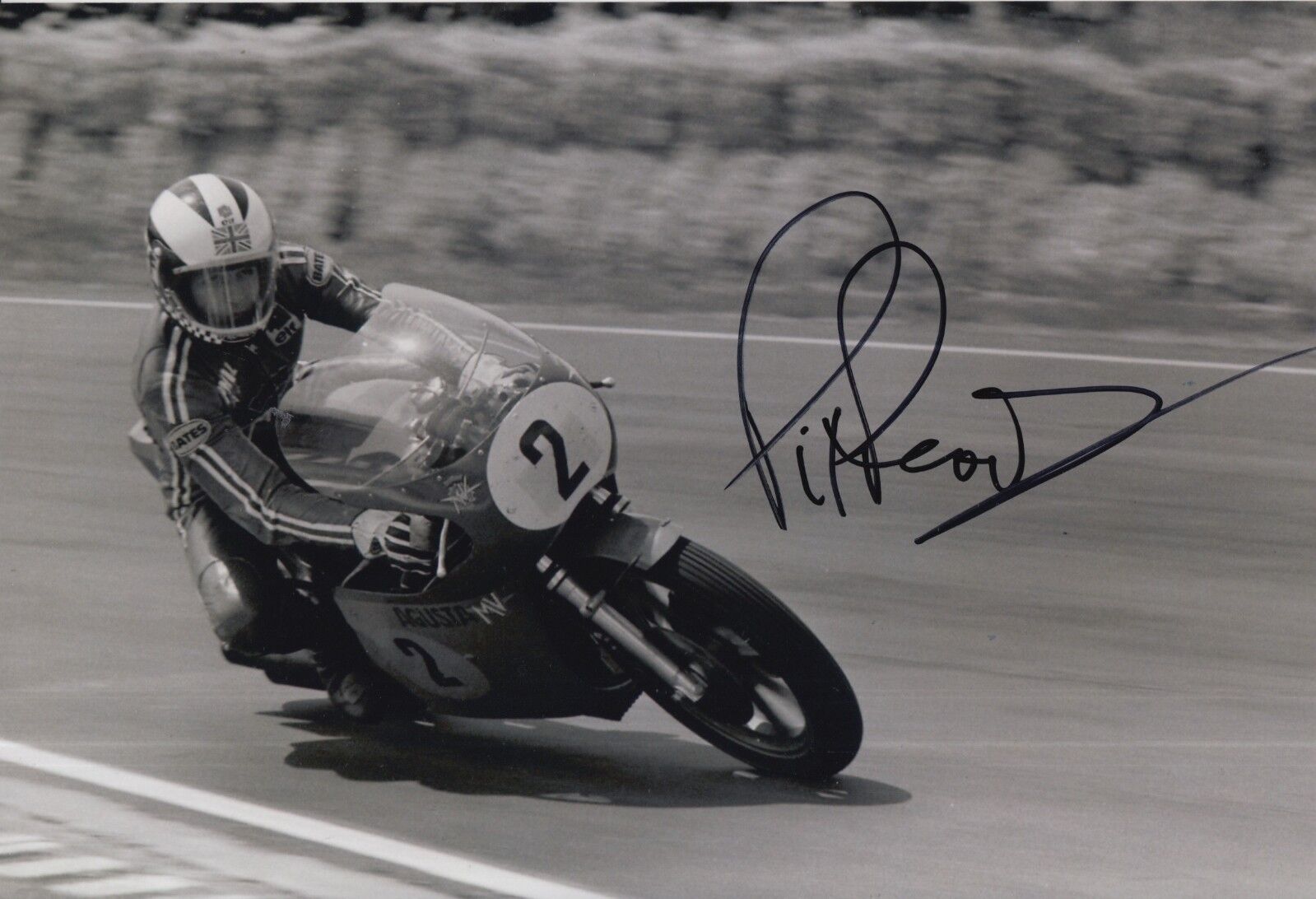 Phil Read Hand Signed 12x8 Photo Poster painting Isle of Man TT, MOTOGP 3.