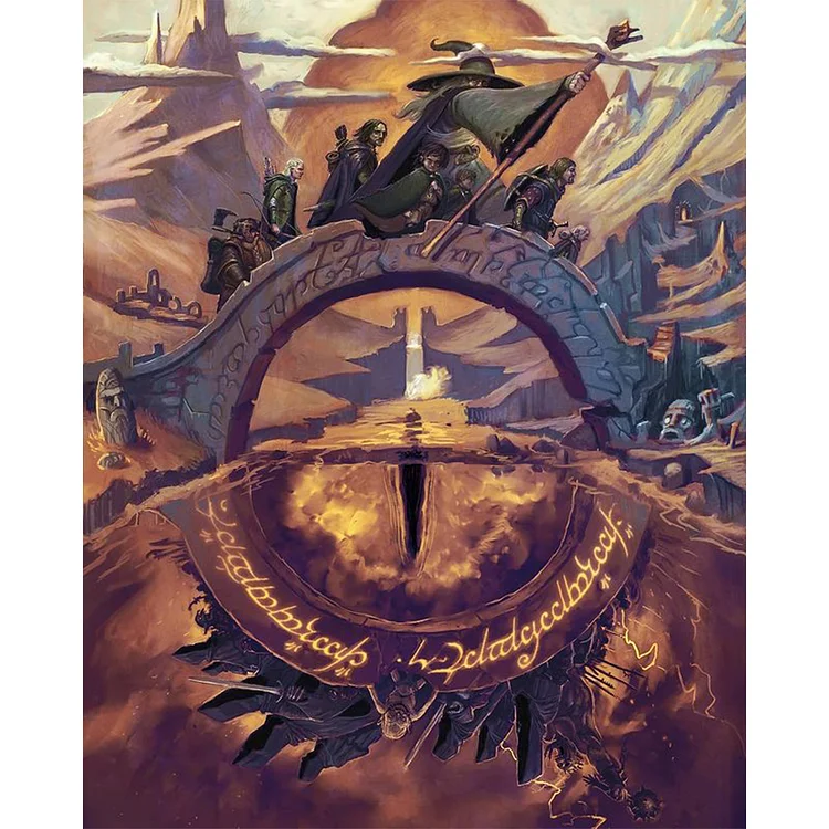 Journey Of The Fellowship 46*56CM 11CT Counted Cross Stitch