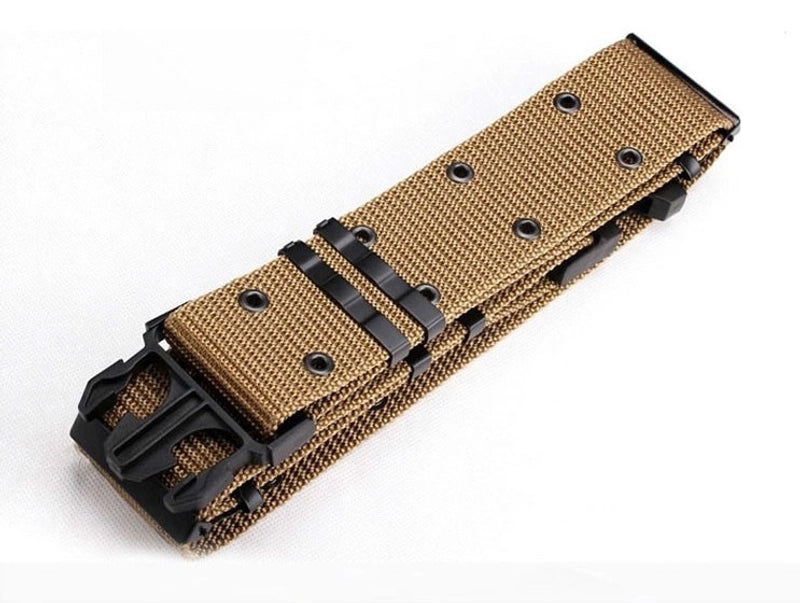 Direct Outdoor Equipment Security Tactics S Outer Belt High Quality Mountaineering Woven Canvas Belt