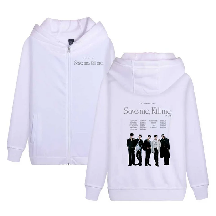 CIX 2nd World Tour Save me, Kill me in U.S. Zip-Up Hoodie
