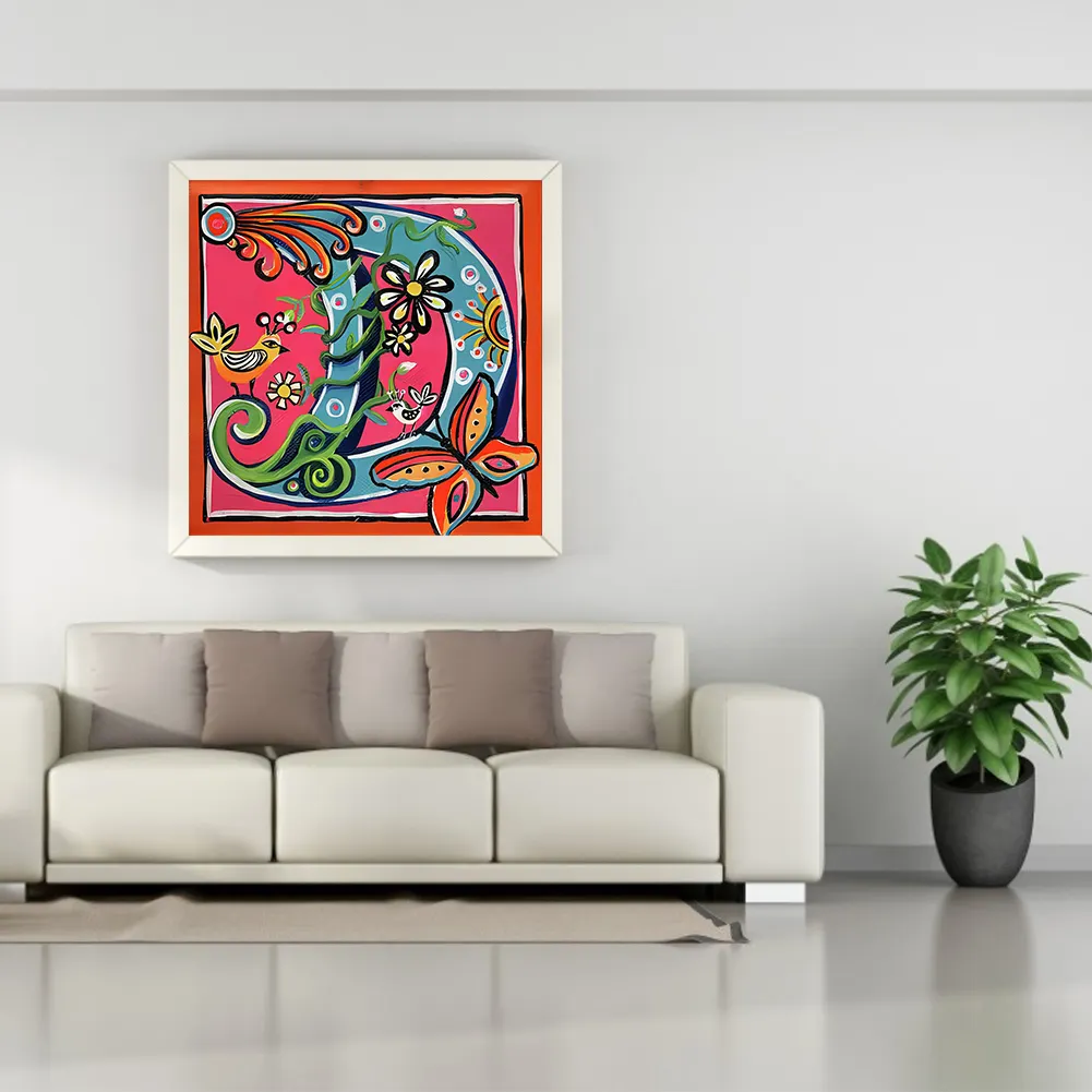 Full Round Diamond Painting 30*30cm - Cartoon Drawing