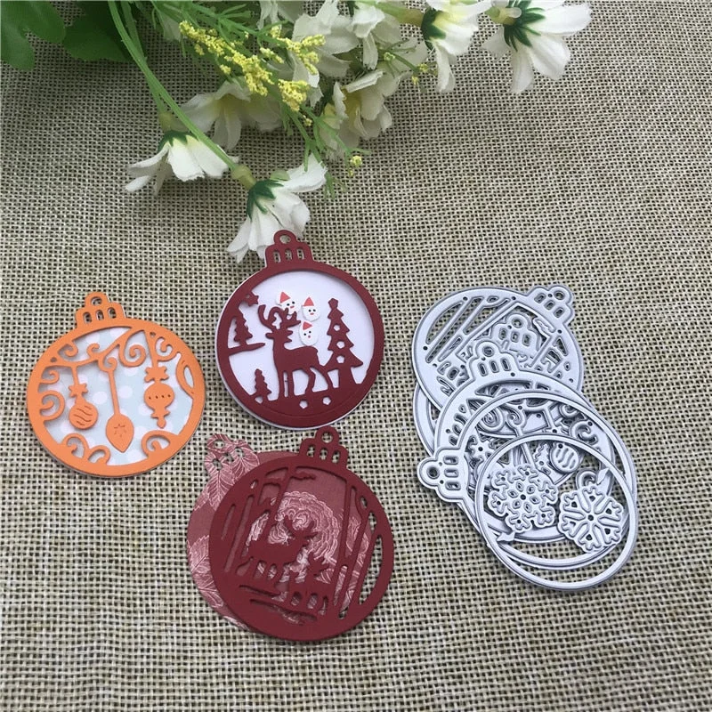 4pc Christmas snowflak Metal Cutting Dies Stencils For DIY Scrapbooking Decorative Embossing Handcraft Die Cutting Template