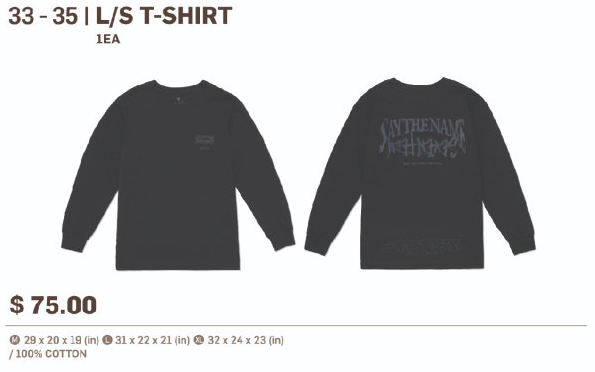 SEVENTEEN 'Right Here' Tour Crewneck T-shirt officialsvtshop