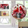 Diamond Painting 2D Flat Cardinal Pendant Window Hanging Art for Home Decor