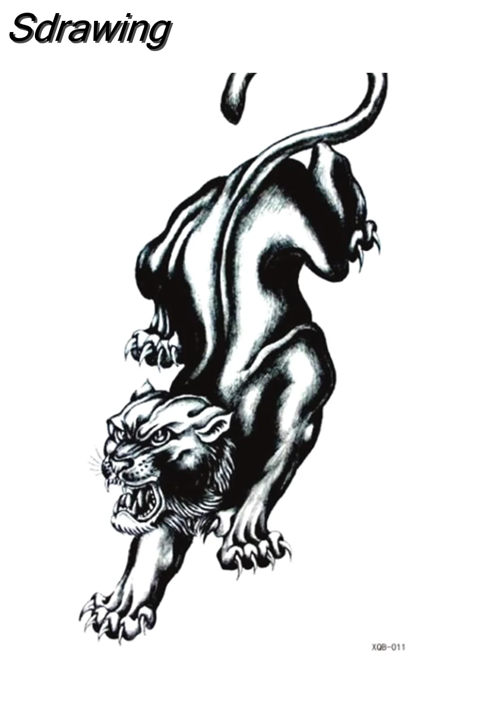 Sdrawing Temporary Tattoo Sticker crow tiger Ganesha wolf forest tatto stickers flash tatoo fake tattoos for women men 7