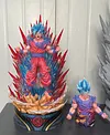 1/6 & 1/4 Scale Anniversary Super Saiyan Blue Kaio-Ken with LED - Dragon Ball Resin Statue - Deyin-Studios