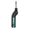 Wireless Guitar Transmitter Receiver Long Battery Life Instrument Wireless Transmitter Plug and Play 220 Rotatable for Guitar Bass Electric Instruments