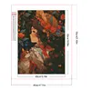 uk.everydayedeals (Limited Stock)Diamond Painting - Round AB Drills - Cat and Girl(45*55cm)