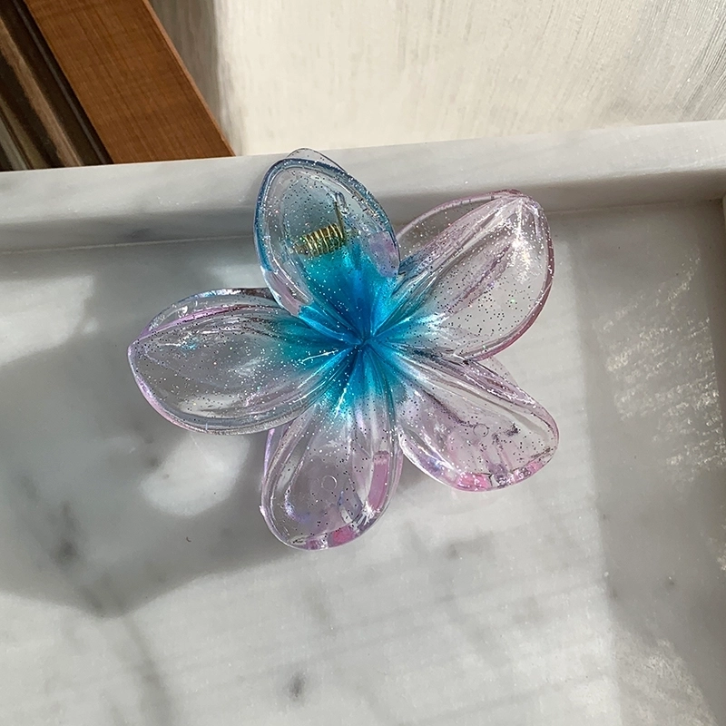 Women’s Sweet Minimalist Flower Plastic Hair Claws