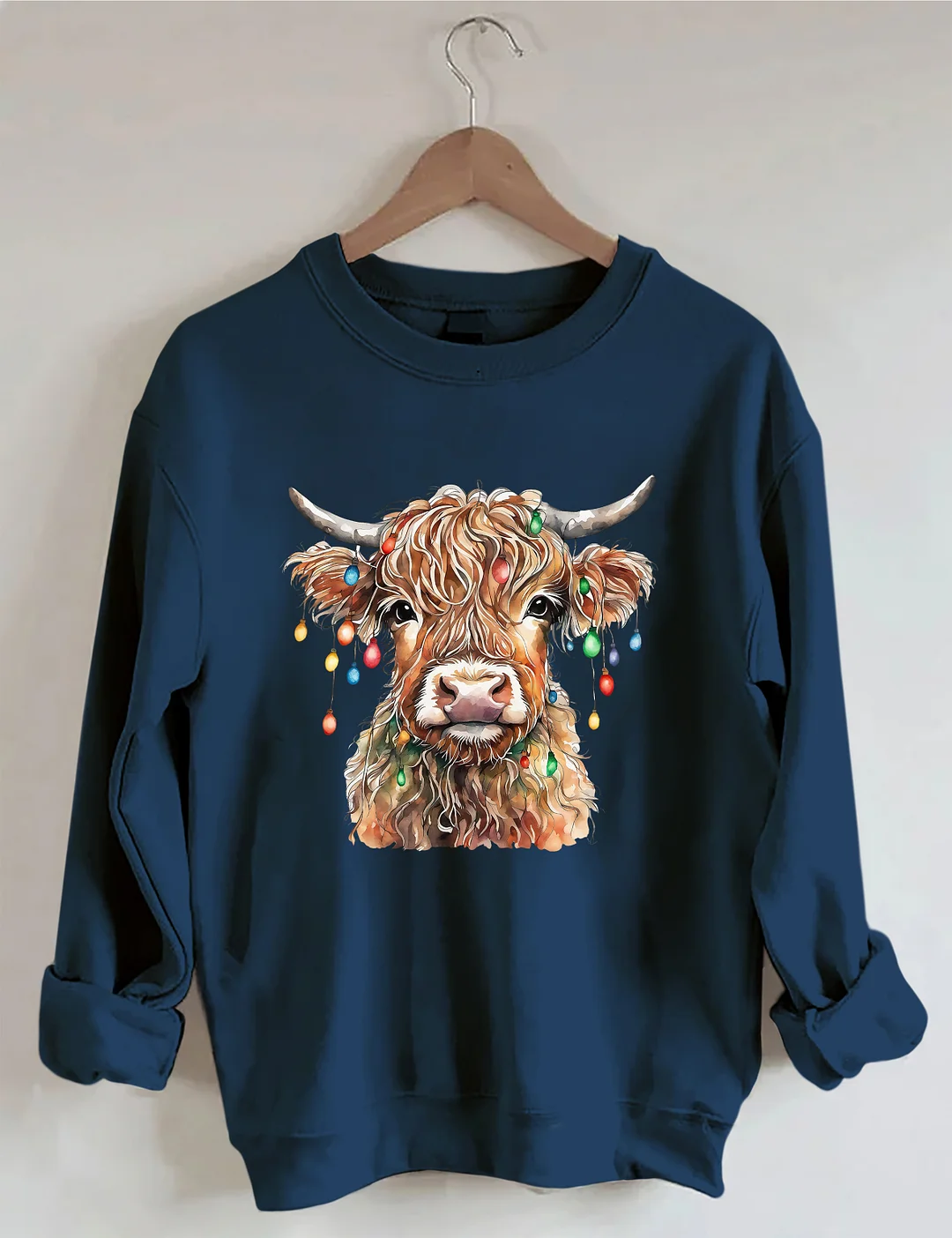 Christmas Cow Sweatshirt