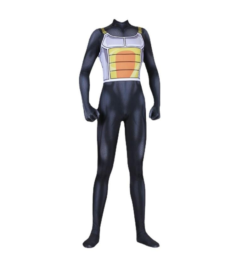 Dragon Ball Vegeta Black Jumpsuit Cosplay Costume