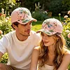 Garden Morning Baseball Cap with 55-65cm Adjustable Strap Adjustable Flowers Baseball Hat Lightweight Breathable Hats Unisex Gifts for Close People