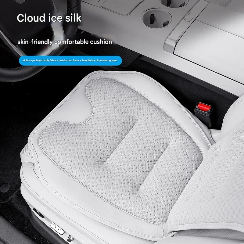 Car summer sweat-proof breathable seat cushion--high elastic polymer breathable fabric