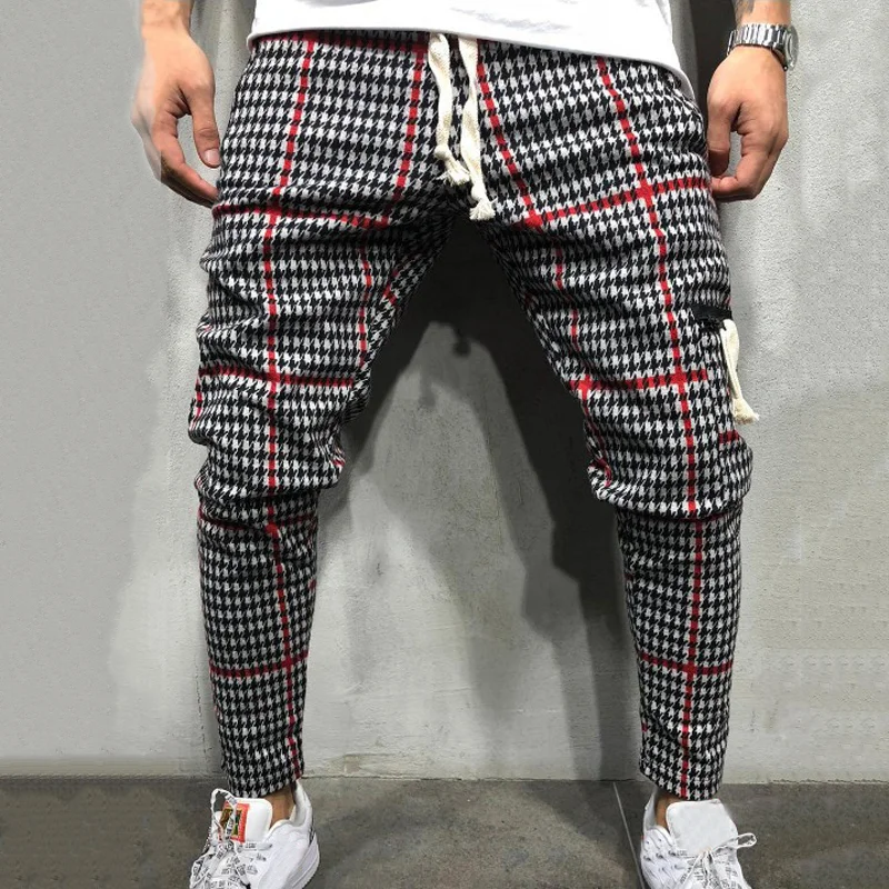 Men's Stylish Personality Striped Comfortable Casual Pants