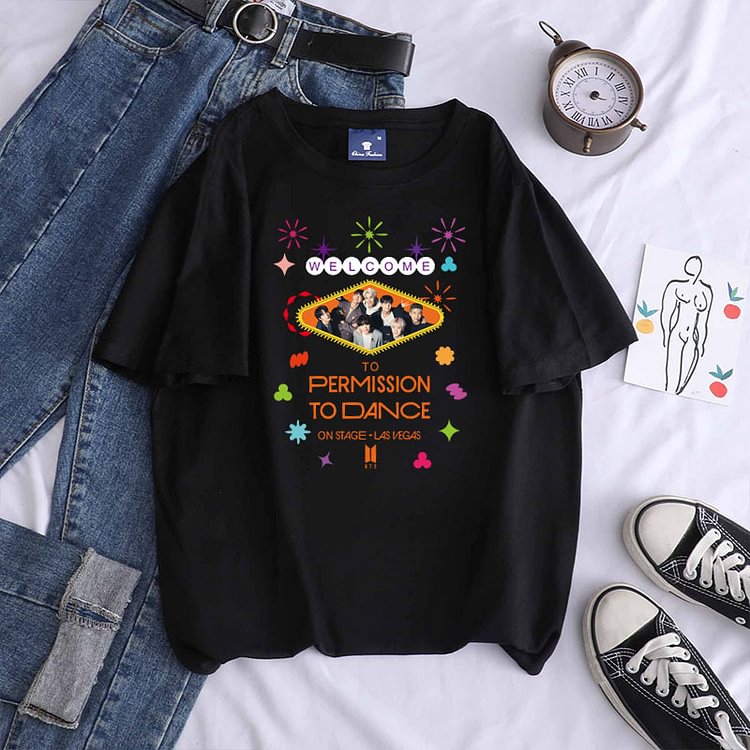 BTS Permission to Dance Las Vegas Candy T-shirt