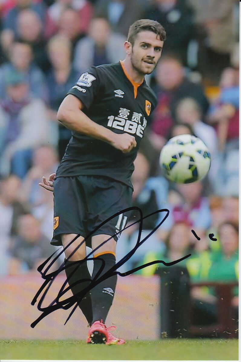 HULL CITY HAND SIGNED ROBBIE BRADY 6X4 Photo Poster painting.