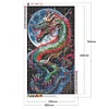 >SALE<5D DIY Full Round Drill Diamond Painting Dragon Kit Home Decoration Art Craft