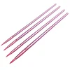 (US Local)4Pcs Watercolor Paint Brushes Long Handle Brushes for Artist Students (Pink)