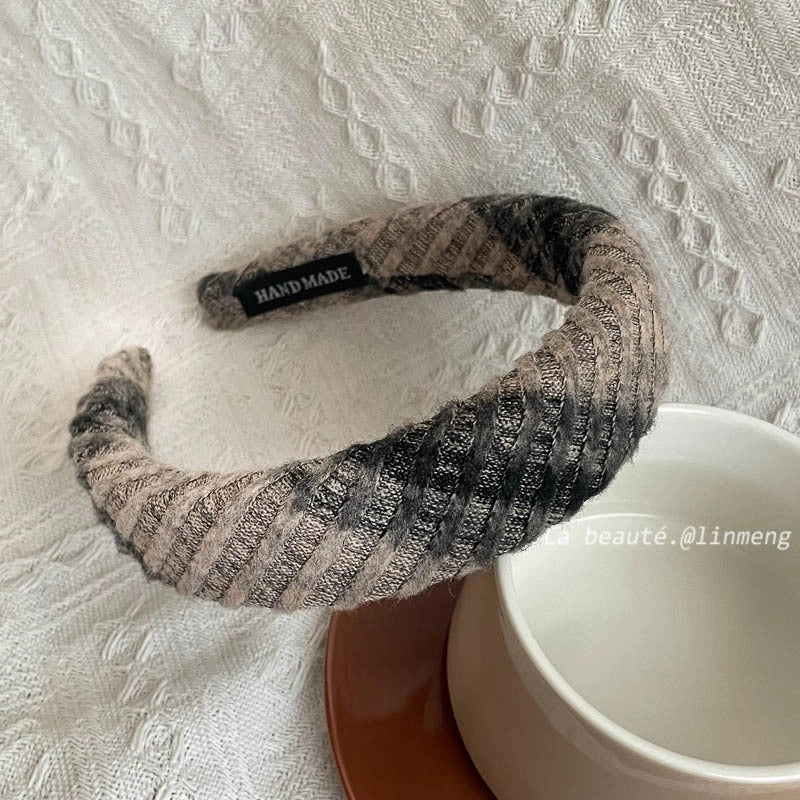 Elegant Retro Solid Color Cloth Hair Band