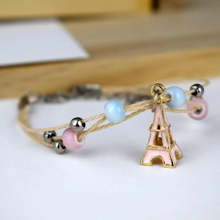 Cartoon Ceramic Art Bracelet