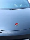 3pcs 3D Christmas Hat Car Decorative Stickers Waterproof for Automotive Exterior